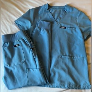 Limited Edition Jaanuu Sky Blue scrub set